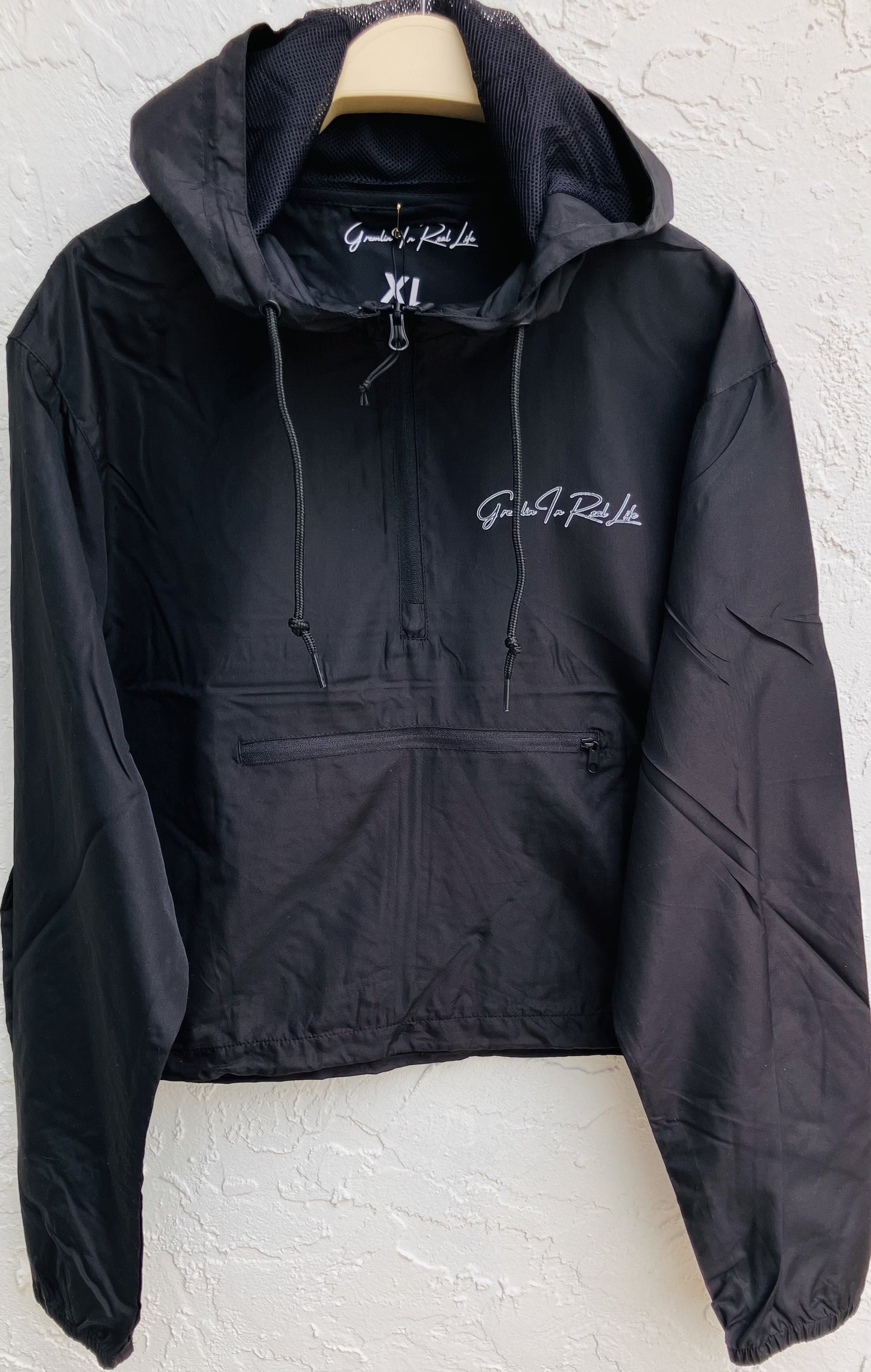 Pocket Classic Logo- Lightweight Crop Windbreaker