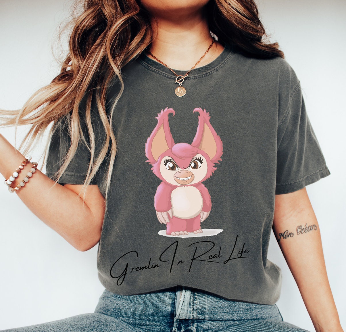 Signature t-shirt G.I.R.L "Gremlin In Real Life"- Adult sizes