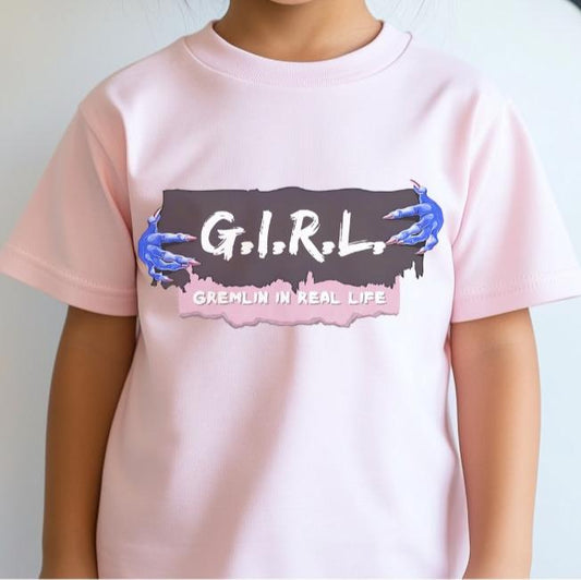 G.I.R.L. Gremlin Tee - Spooky Hands for Kids