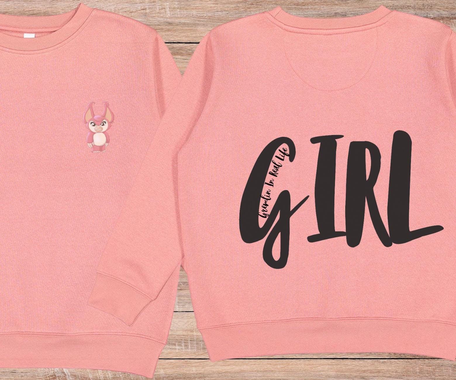 Sassy G.I.R.L. crewneck sweatshirts- Youth