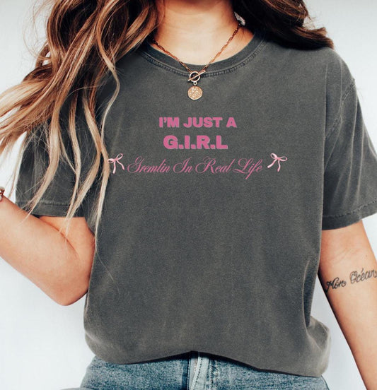 Coquette "I'm Just A G.I.R.L." t-shirt