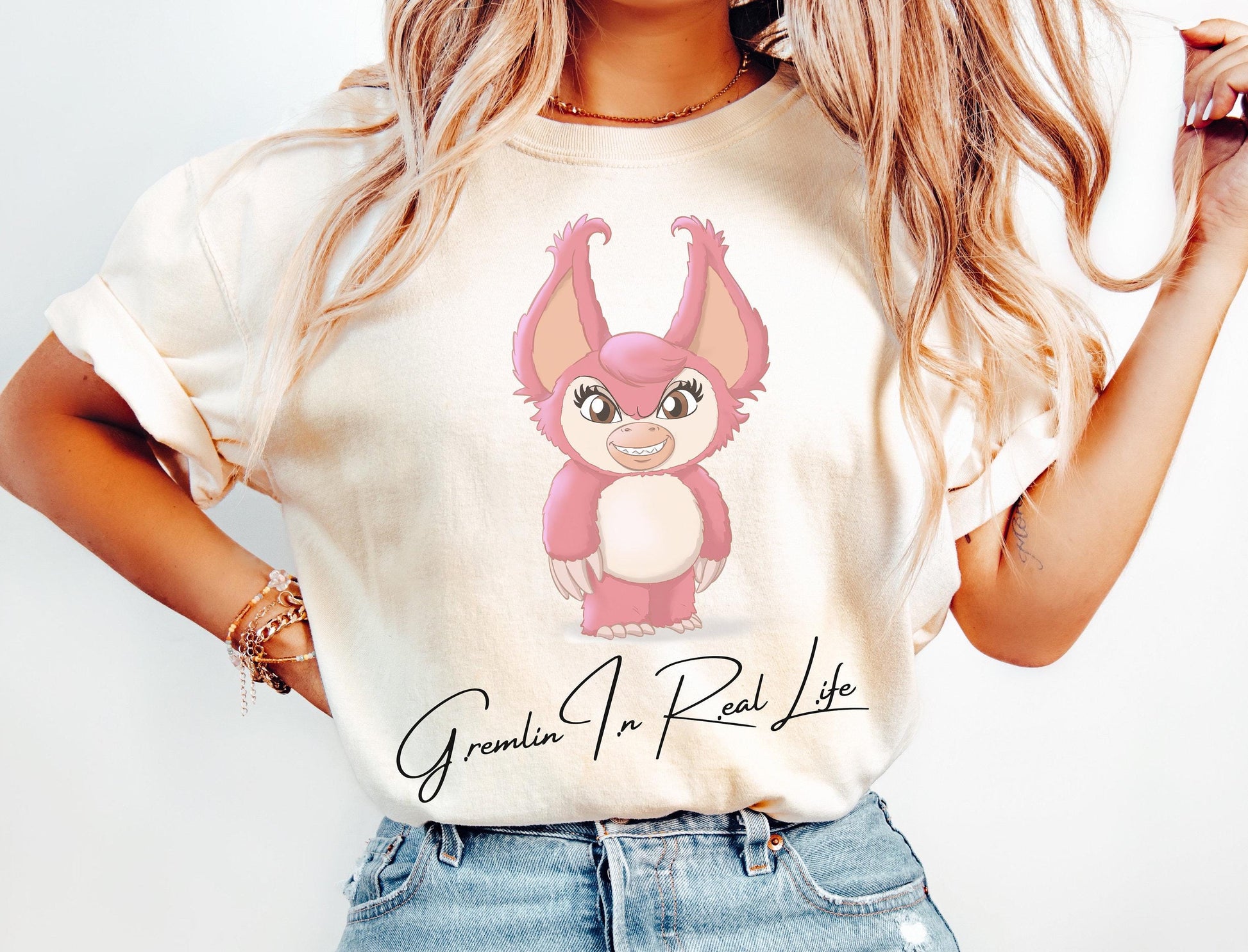 Signature t-shirt G.I.R.L "Gremlin In Real Life"- Adult sizes