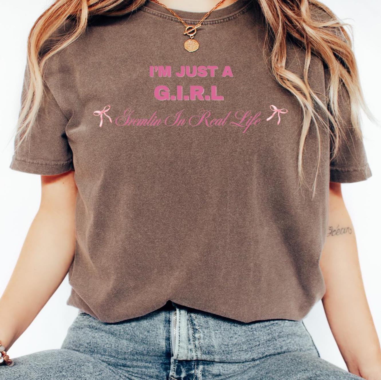 Coquette "I'm Just A G.I.R.L." t-shirt